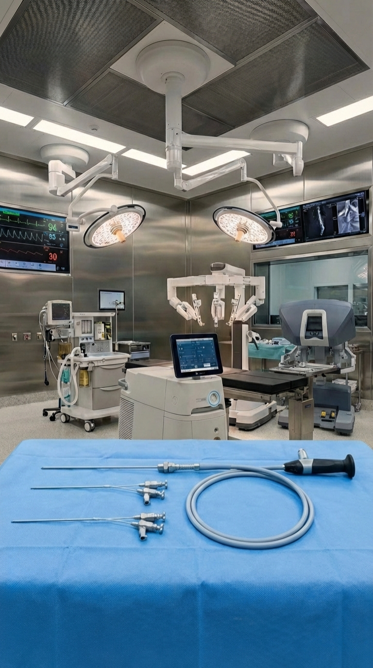 Laser Holmium, sialoendoscopia y Robot Da Vinci
